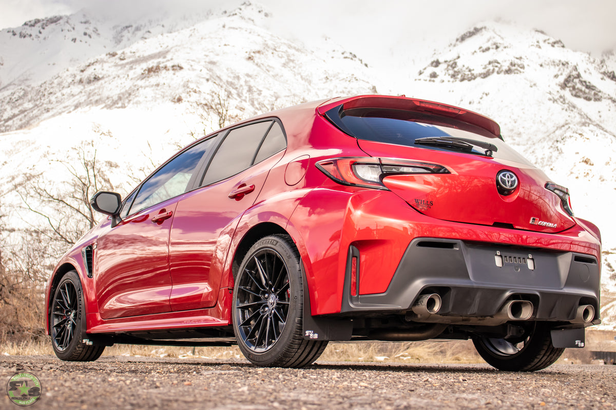 モクロー Toyota GR Corolla 2023+ Rally Mud Flaps — RokBlokz