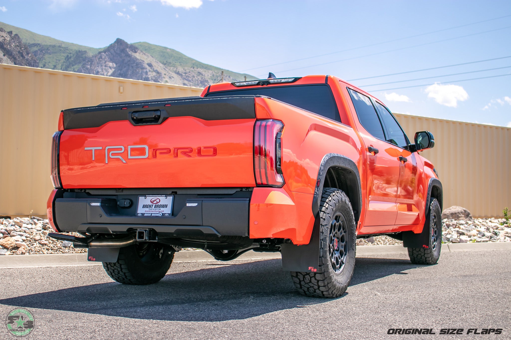 Scrubland 3ED 折れ（シワ） Toyota Tundra 2022+ Mud Flaps — RokBlokz