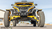 2024 Can-Am Maverick R equipped with Rokblokz fenders to reduce spray inside the cab