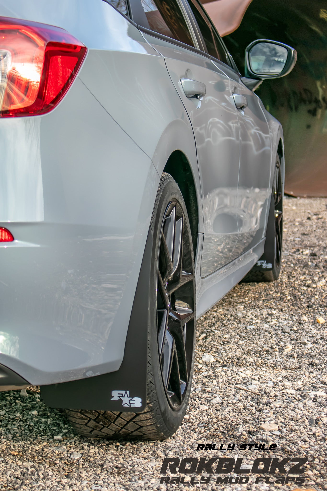 Honda Civic Sedan 2022+ Rally Mud Flaps — RokBlokz