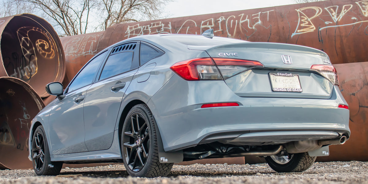 Honda Civic Sedan 2022+ Rally Mud Flaps — RokBlokz