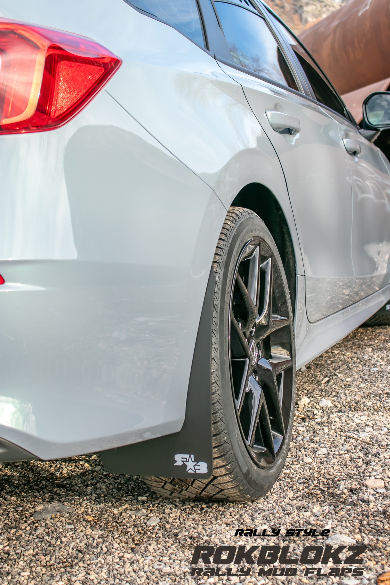Honda Civic Sedan 2022+ Rally Mud Flaps — RokBlokz