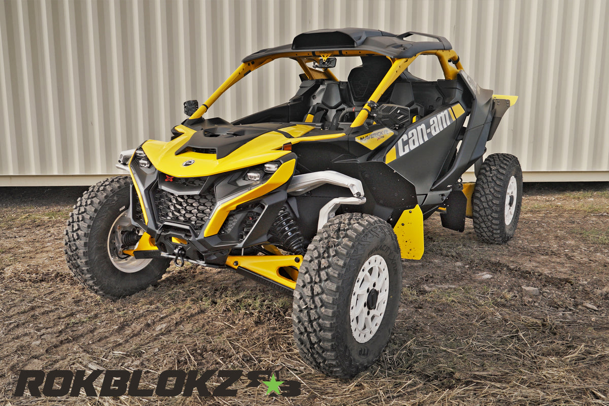 Maverick R Rear Fenders Can-Am Maverick R 2024+ Fender Flares — RokBlokz