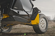 2024 CanAm Maverick R Ft. Rokblokz Fender extension kit w/yellow accents - front 1