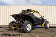 2024 CanAm Maverick R Ft. Rokblokz Fender extension kit w/yellow accents 5