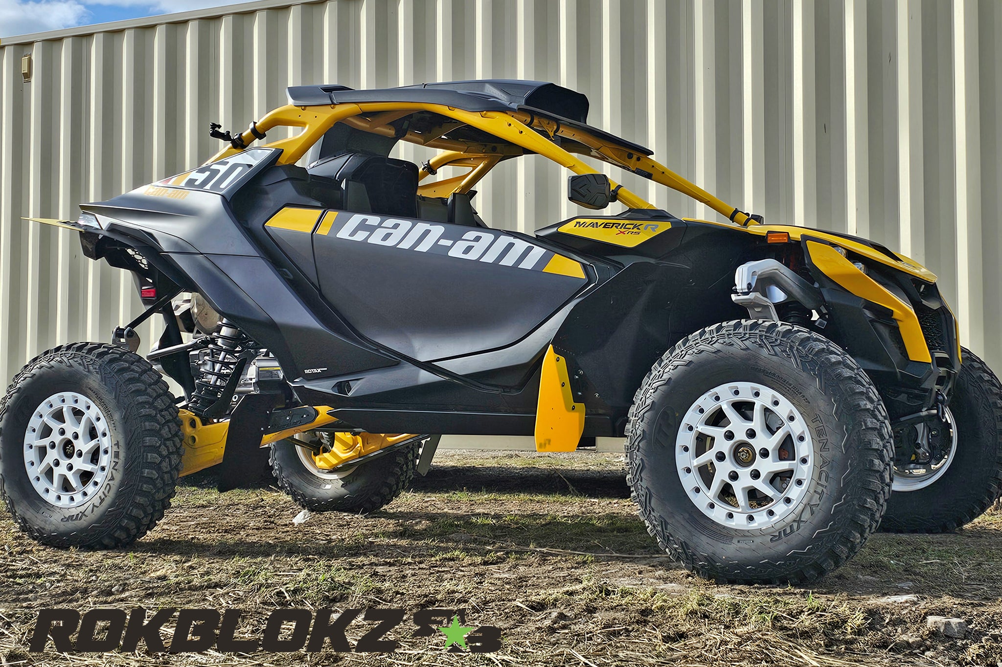 Can-Am Maverick R 2024+ Trailing Arm Guards/Flaps — RokBlokz