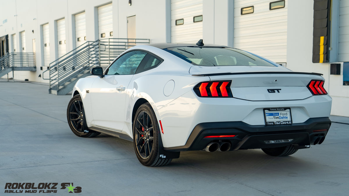 Ford Mustang Rally Mud Flaps 2024+ — RokBlokz