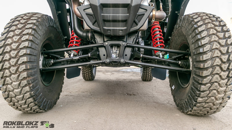 2024 Polaris RZR XP Featuring Rokblokz Trailing Arm Mud Flaps in black (5)