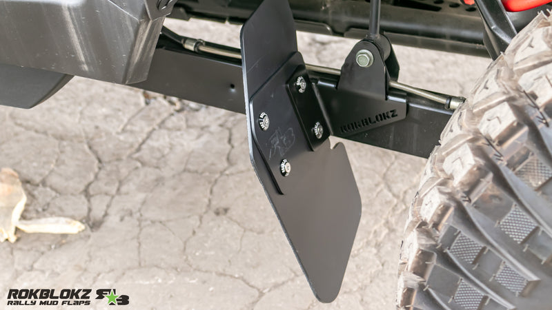 2024 Polaris RZR XP Featuring Rokblokz Trailing Arm Mud Flaps in black (6)