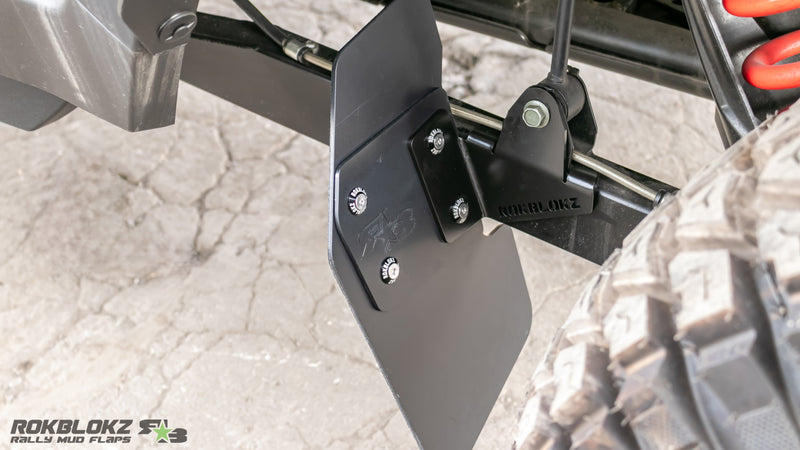 2024 Polaris RZR XP Featuring Rokblokz Trailing Arm Mud Flaps in black (7)