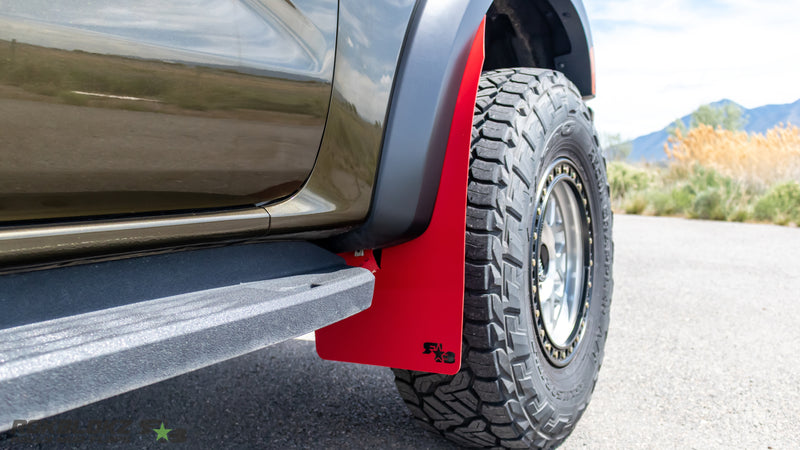 Rokblokz high clearance rally mud flaps for Ford Ranger Raptor - Front