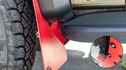 Detailed view of Rokblokz proprietary mud flap material