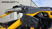 Rokblokz Light Bar Bracket kit for 24+ Can-Am Maverick R with additional accessory mount
