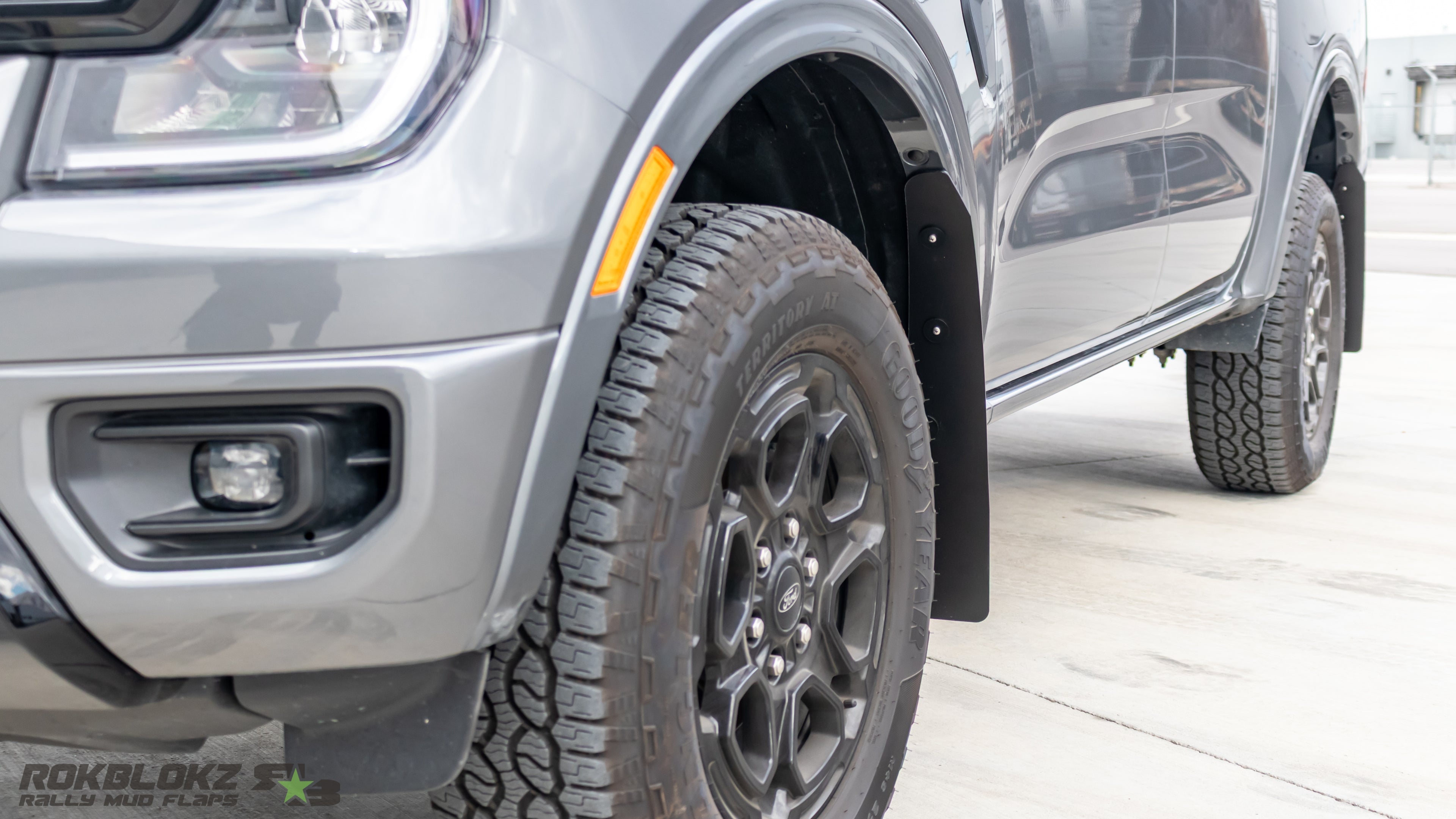 Ford Ranger 2024+ Mud Flaps — RokBlokz