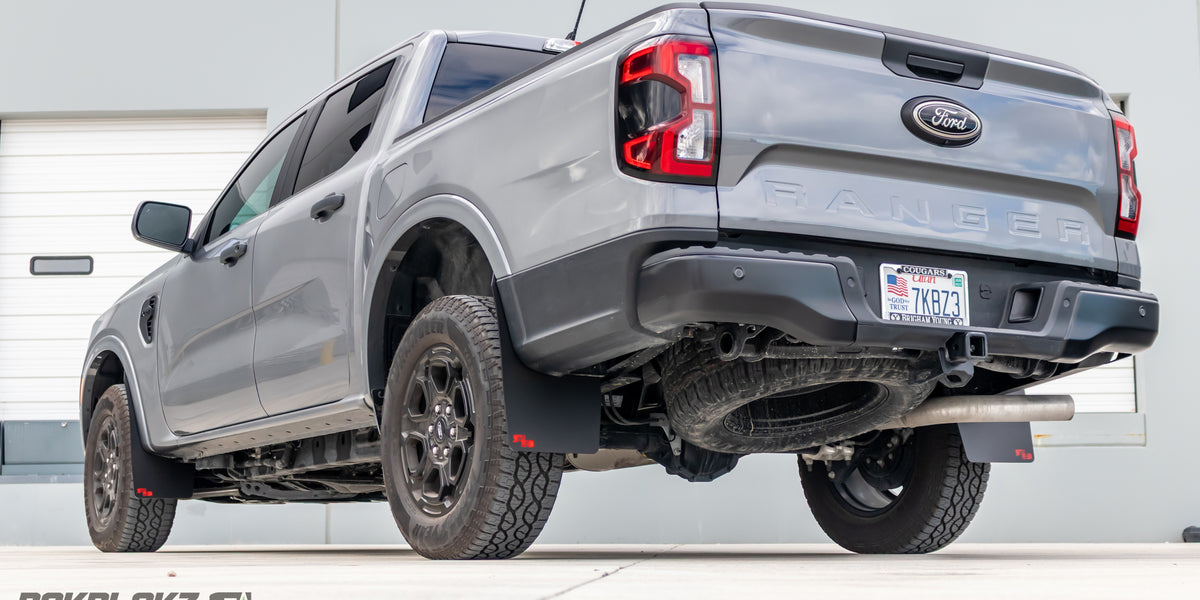 2024+ Ford Ranger Mud Flaps | Rally Style Protection | Rokblokz