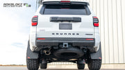 Rokblokz high clearance mud flaps installed on 2025 Toyota 4Runner rear view