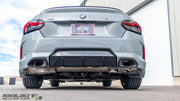 No-drill BMW M240i Splash Guard installation using OEM mounting points