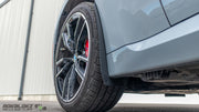 Front Rokblokz Splash Guard installed on 2022+ BMW M240i