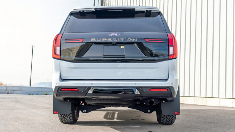 2025 Expedition rear mud flap coverage road spray protection