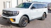 2025 Ford Expedition mud flaps installed front and rear - hardware view
