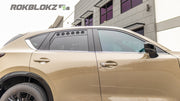 2025 Mazda CX-5 Carbon Ft. Rokblokz Window Vents - passenger from below