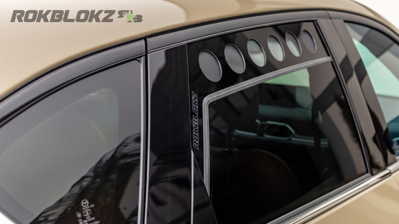 2025 Mazda CX-5 Carbon Ft. Rokblokz Window Vents - up close 2