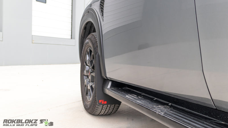 Front mud flap coverage for 2025 Nissan Armada