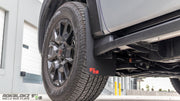Front Rokblokz mud flap installed on 2025 Nissan Armada PRO-4X