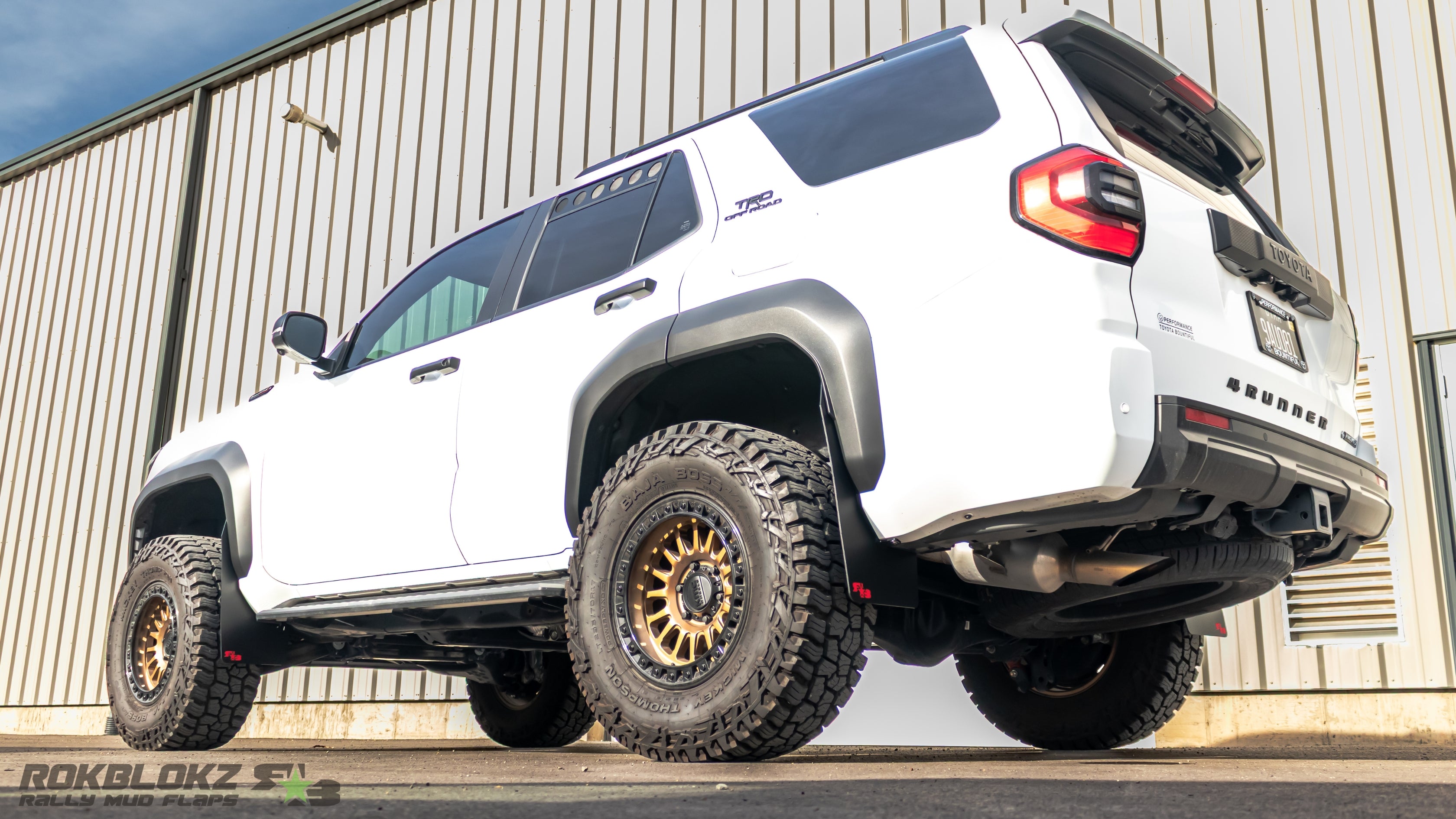 Toyota 4Runner TRD Off-road (6th Gen) 2025+ Rally Mud Flaps — RokBlokz