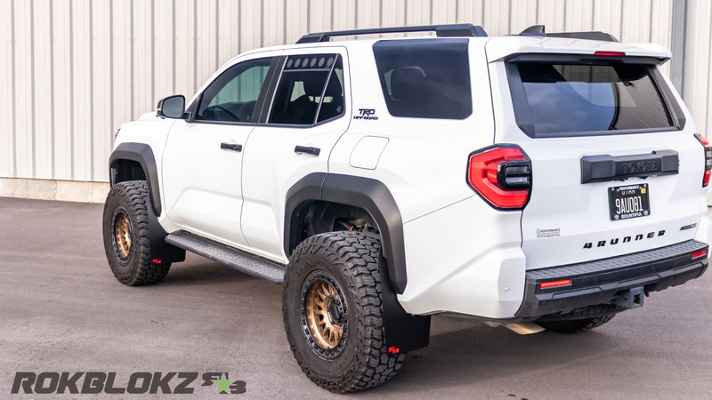 Toyota 4Runner window vents letting pets enjoy fresh air safely