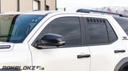 Rokblokz window vents installed on a 2025 Toyota 4Runner