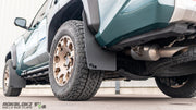 Close-up of Rokblokz high clearance mud flap on 2025 4Runner Trailhunter