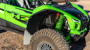 Rokblokz fenders on Kawasaki Teryx H2 protecting plastics from rocks and debris