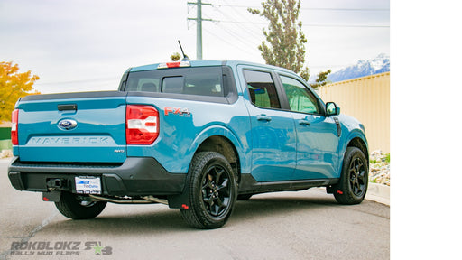 2022+ Ford Maverick Featuring Rokblokz Rally Mud Flaps - Main