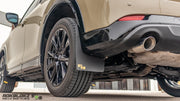 2017-2025 Mazda CX-5 Featuring Rokblokz Rally Mud Flaps with Gold logo - Rear flap