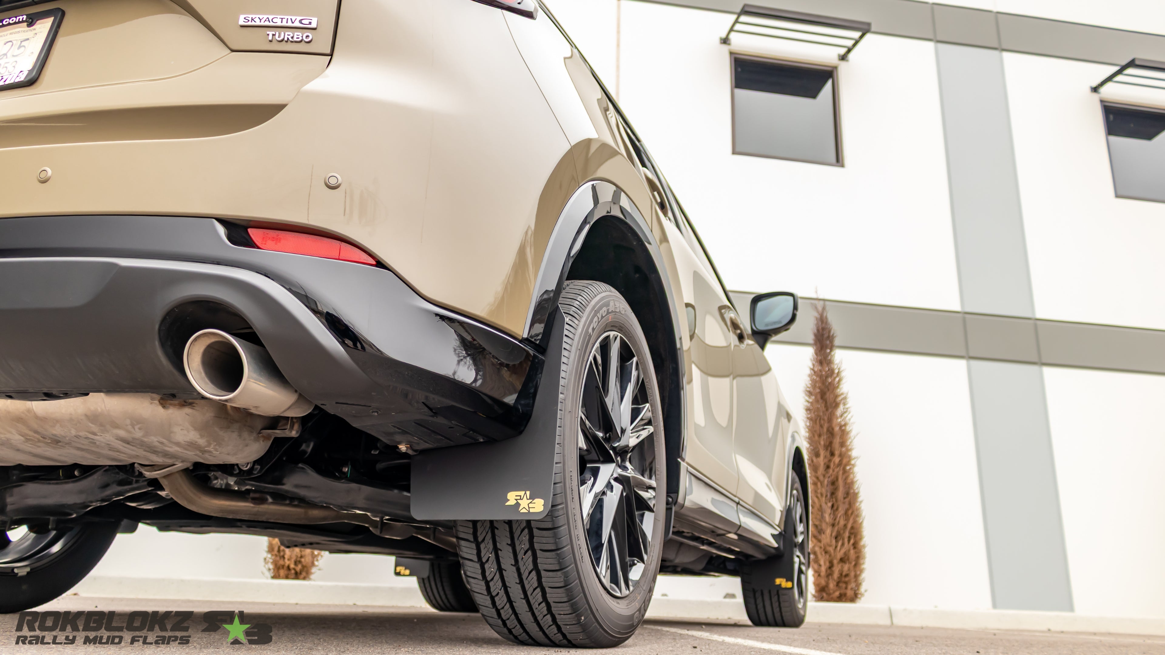 Mazda CX-5 2022+ Rally Mud Flaps — RokBlokz