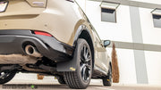 2017-2025 Mazda CX-5 Featuring Rokblokz Rally Mud Flaps with Gold logo - Passenger side view