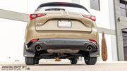 2017-2025 Mazda CX-5 Featuring Rokblokz Rally Mud Flaps with Gold logo - Rear view