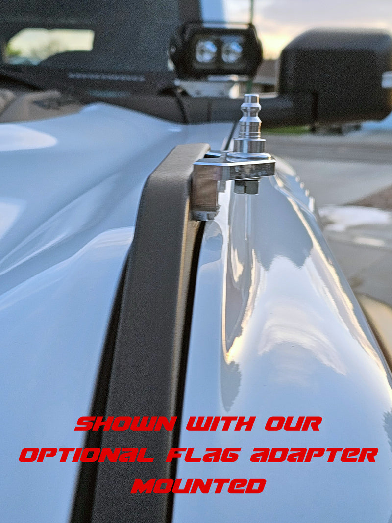 Trail Sight Billet Flag Mount for 2021+ Ford Bronco & 2022+ Bronco Raptor