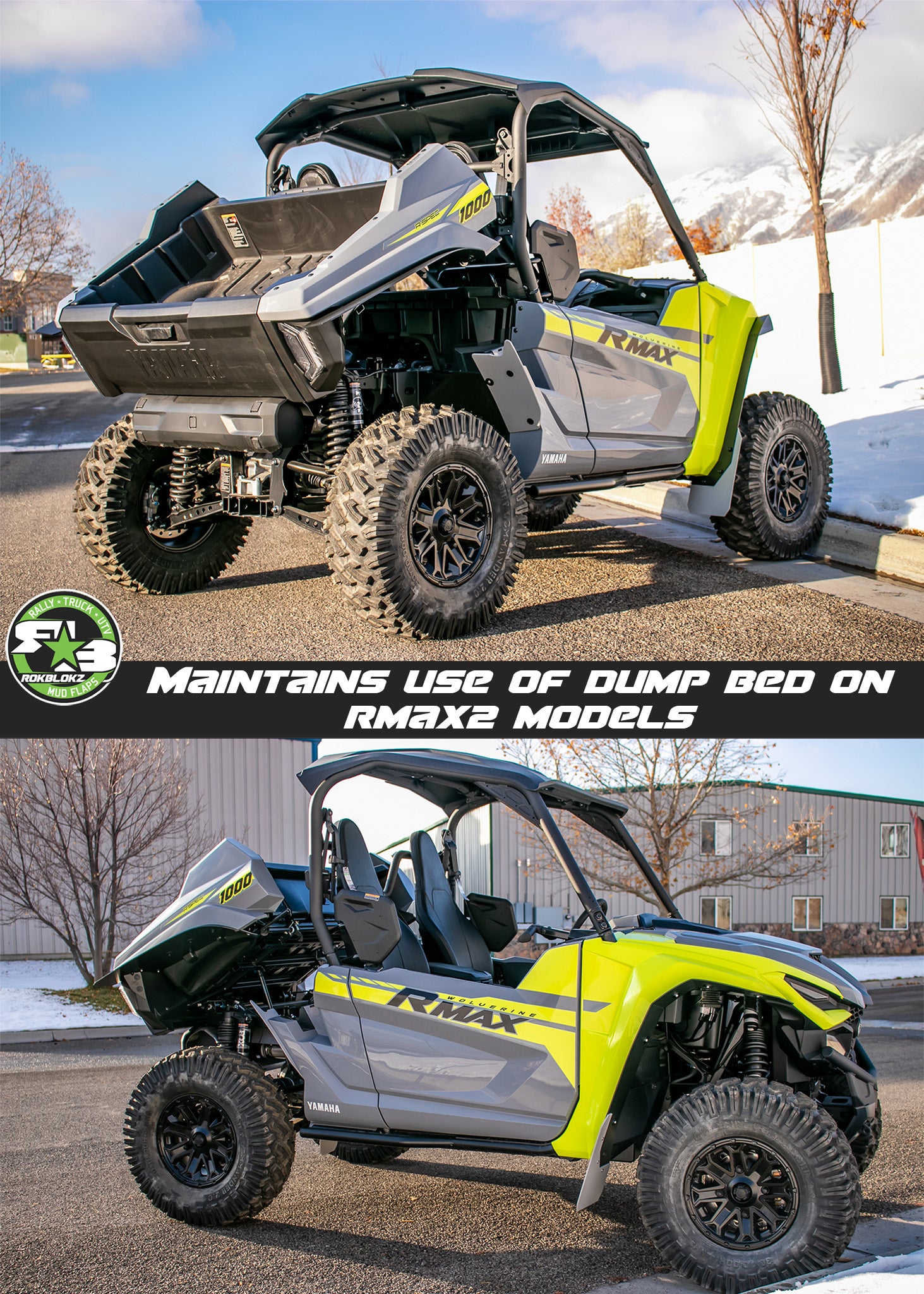 Yamaha Wolverine RMAX2 & RMAX4 1000 2021+ Fender Flares — RokBlokz