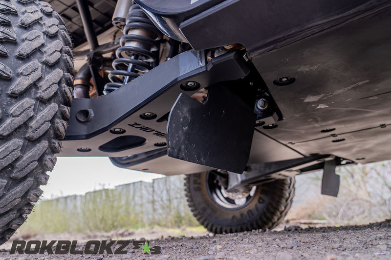 Speed UTV El Jefe Featuring Rokblokz Skid Plate System - Rear trailing arm
