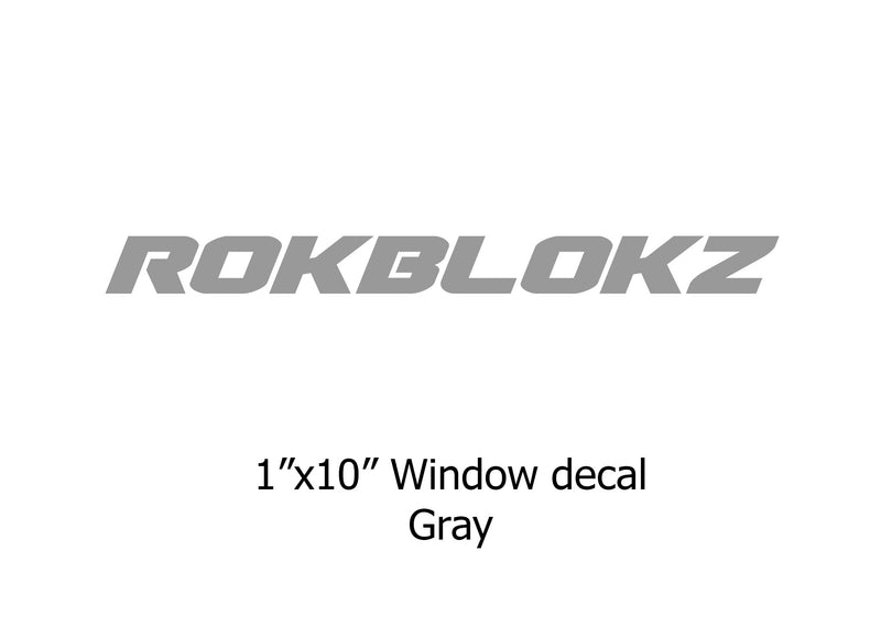 "ROKBLOKZ" Window stickers