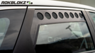 2022-2024 Hyundai Tucson Featuring Rokblokz Single Row Window Vents - close