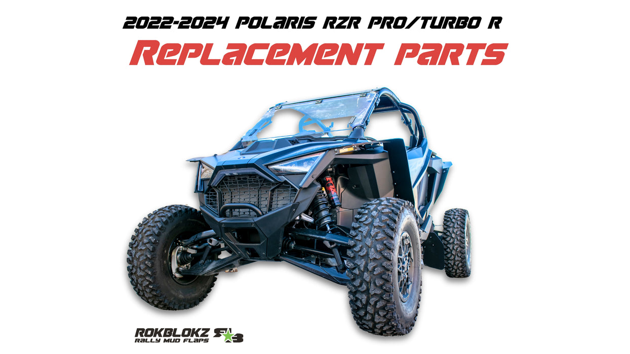 Polaris RZR Pro R & Turbo R 2022-2024 Replacement Accents & Trailing Arm Flaps