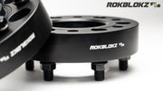 ROKBLOKZ Hub Centric Elite wheel spacers 6x139 cb106 up close of m12x1.5 studs
