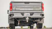 2020+ Chevrolet Silverado 2500/3500HD Featuring Rokblokz Mud Flaps with splash guard delete - Back end