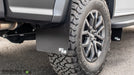 2024 Ranger Raptor featuring Rokblokz Mid-Ship Mud Flap - showing rear mud flap and mid-ship flap