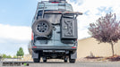 2019+ MercedesBenz Sprinter Featuring Rokblokz High Clearance Mud Flaps in Black - Full Rear view