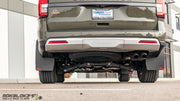 2024 Ford Expedition Timberline featuring Rokblokz Rally Mud Flaps in black - rear close