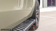 2024 Ford Expedition Timberline featuring Rokblokz Rally Mud Flaps in black - Front flap with side step
